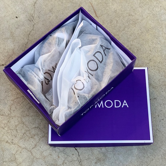 🌟Top Moda Ankle Strap Zipper 3” Heel Sandal Black - Picture 6 of 6